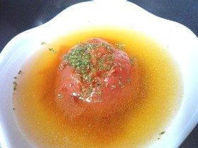 トマトまるごと冷たいスープ