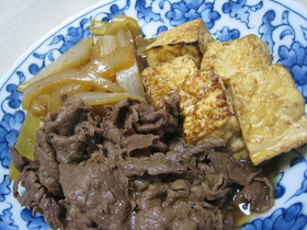 ☆手作り焼き豆腐で～美味しい肉豆腐☆