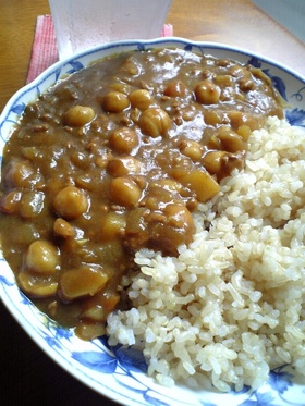 ひよこ豆のトロトロカレー♪