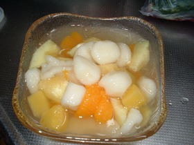 フルーツ白玉