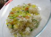 一人お昼に。真夏の混ぜご飯