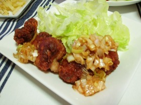 自家製!ねぎたれ唐揚げ