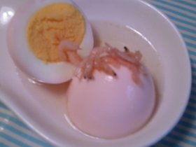 ○０Oピンク色♡塩風味♡味付け卵○０O