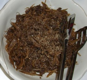 我が家のスルメ入り『きんぴらごぼう』
