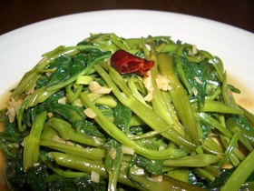 空芯菜の炒めもの♬