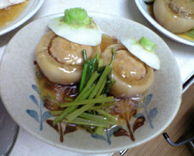 ♪見た目も可愛い♪かぶの肉詰め♪