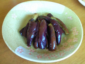 冷んやり☆茄子のスタミナ漬け