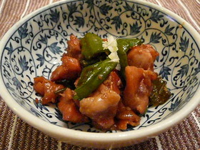 鶏肉とピーマンの香り煮