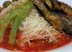トマトで★ぶっかけ天ぷらそうめん