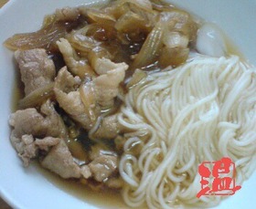 冷やし肉そうめん