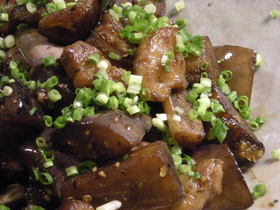 ナスと豚バラ肉のバルサミコ