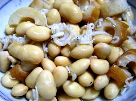 おふくろの味♪じゃこ豆