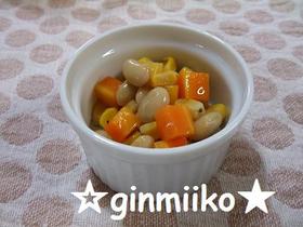 お弁当に♪大豆＆コーン＆人参の甘煮
