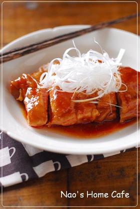 酢豚味の照り煮チキン♡