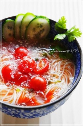 太陽のトマト麺...♡そうめん