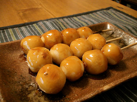 お豆腐入りみたらし団子
