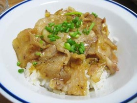 男子が大好きな味!塩だれ豚丼!