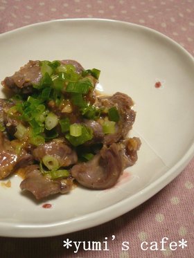 ✿砂肝のにんにく味噌炒め✿