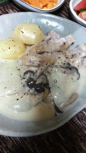鶏肉のクリーム煮－糖尿高血圧でもおいし