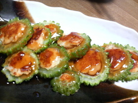 ゴーヤのお日様焼き