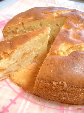 しっとり❤チーズ風味なリンゴケーキ✿