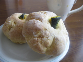 ホットケーキミックスで☆簡単かぼちゃパン