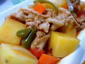 トマト肉じゃが