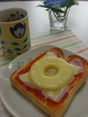 ジューシー✿パイナップルトースト✿