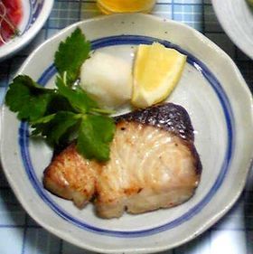 夏のぶり塩焼き