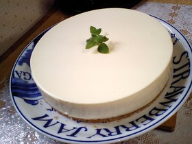 私好みの”リッチ”なレアチーズケーキ♪