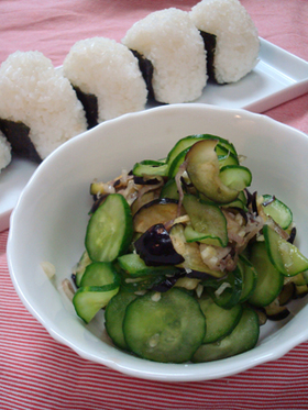 夏野菜の即席漬け