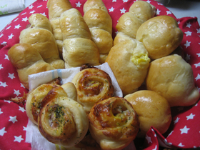 総菜パンの生地@1.5斤HB用