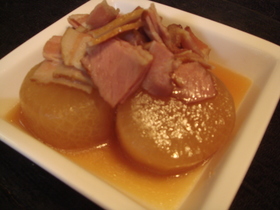 大根とベーコンのウマウマ煮❤