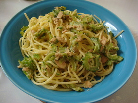 ゴーヤツナパスタ