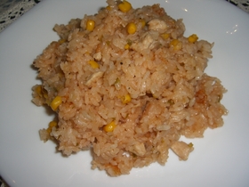 フライパン不要★炊飯器でチキンライス