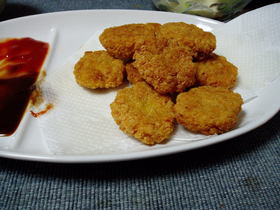 ヘルシーでもおいしい!チキンナゲット♪
