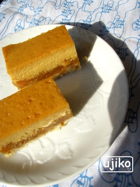 大成功❤キャラメルりんごチーズケーキ