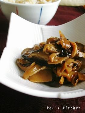 きのこの生姜煮