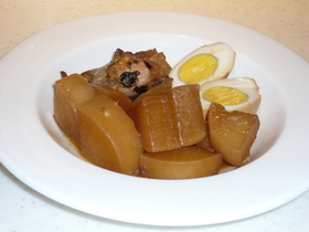 ヘルシー！？　大根と手羽元煮（＾ｕ＾）