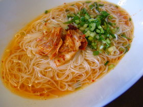 簡単！冷麺風そうめん