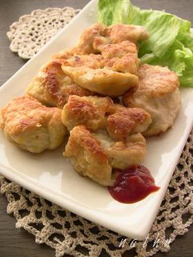 2ステップ★揚げずに唐揚げ?むね肉焼き♪