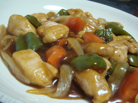 カンタン中華◎炒め揚げ酢鶏ｏｒ酢豚