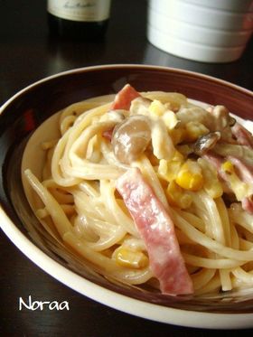 保育園のまろやかクリームパスタ♫