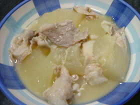 冬瓜と豚肉の味噌煮
