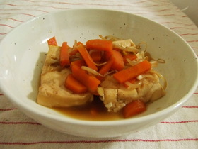 豆腐のオイスター煮