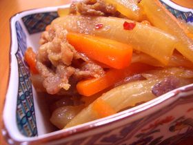 おふくろの味 大根の炒り煮