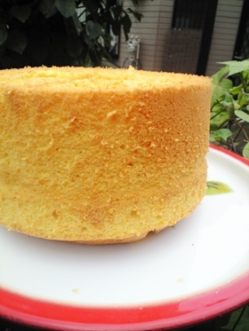 かぼちゃ＆クリームチーズのシフォンケーキ