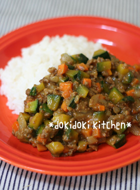 かぼちゃのドライカレー