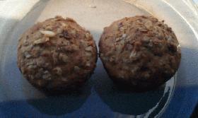 朝食向きバナナピーカンマフィン