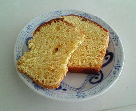 ホットケーキミックスでマーマレードケーキ